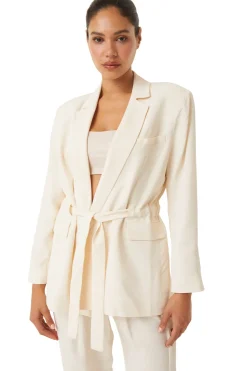 MISA Los Angeles Jackets|Tops>KELSEY JACKET Ivory