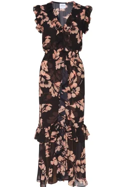 MISA Los Angeles Wedding Guest|Misa Classics>KIDADA DRESS Auricflora
