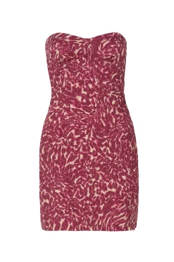 MISA Los Angeles Wedding Guest|Mini>KINSLEY DRESS Faunaabstract
