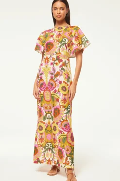 MISA Los Angeles Maxi|Dresses>LALITA DRESS Floralcorsicamulti