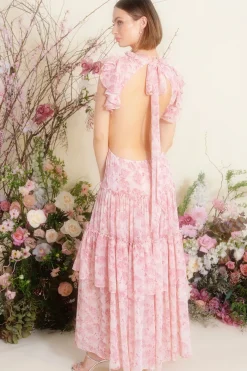 MISA Los Angeles Honeymoon|Shower>LANA DRESS Pinkverdana