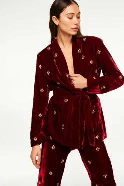 MISA Los Angeles Matching Sets|Jackets>LENA BLAZER Garnetvelvet
