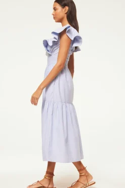 MISA Los Angeles Midi|Dresses>LEONORA DRESS Cottontrapunto