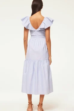 MISA Los Angeles Midi|Dresses>LEONORA DRESS Cottontrapunto