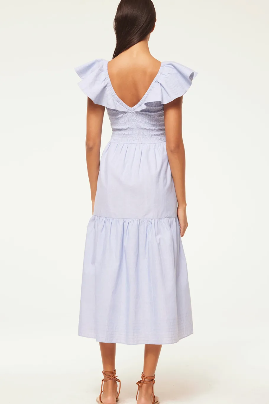 MISA Los Angeles Midi|Dresses>LEONORA DRESS Cottontrapunto