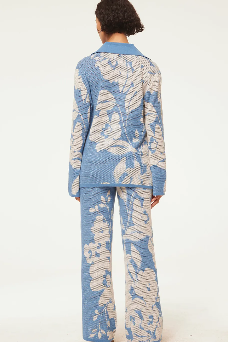 MISA Los Angeles Knits|Matching Sets>LIAM PANT Bluehibiscusflora