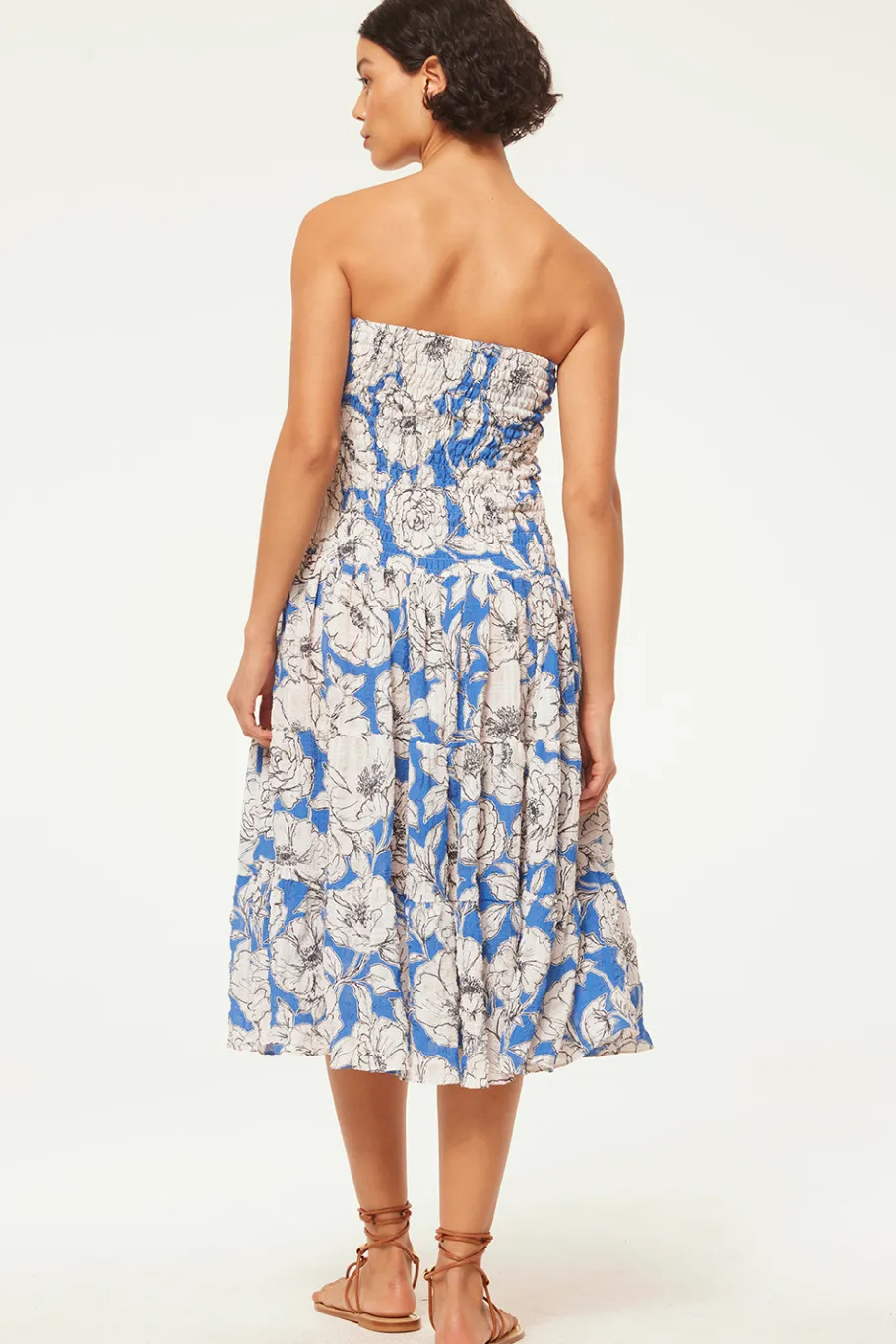 MISA Los Angeles Wedding Guest|Misa Classics>LOLA CONVERTIBLE Gardeniacrinkle