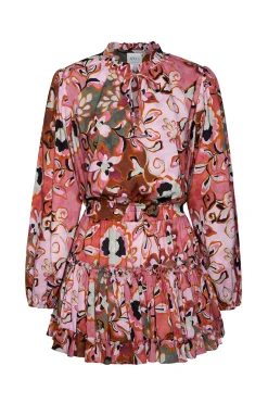 MISA Los Angeles Honeymoon|Long-sleeve>LORENA DRESS Resortbatikcottonrayon
