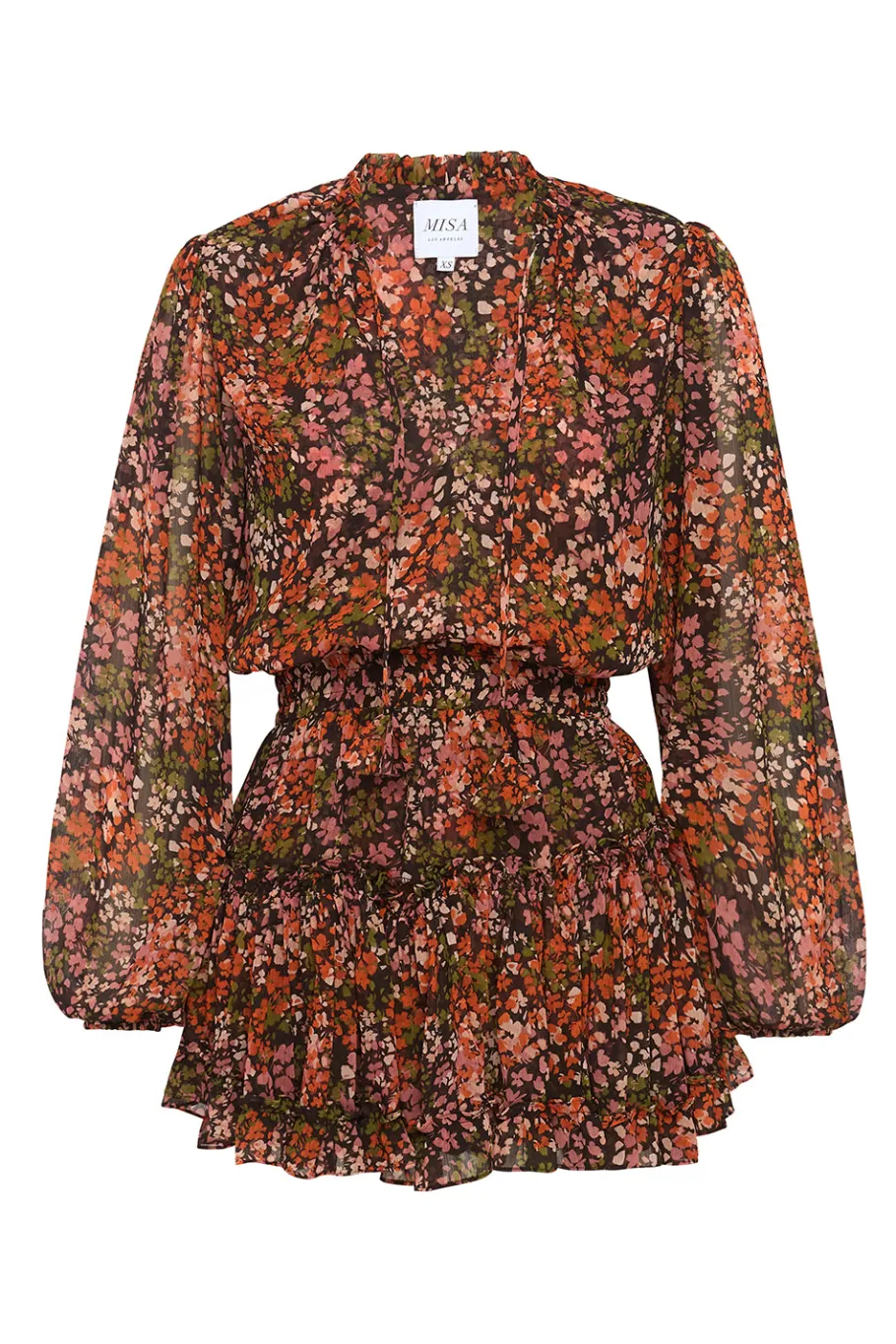 MISA Los Angeles Long-sleeve|Misa Classics>LORENA DRESS Autumnflora