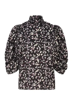 MISA Los Angeles Tops>LUELLA TOP Polkadotsatinsmall