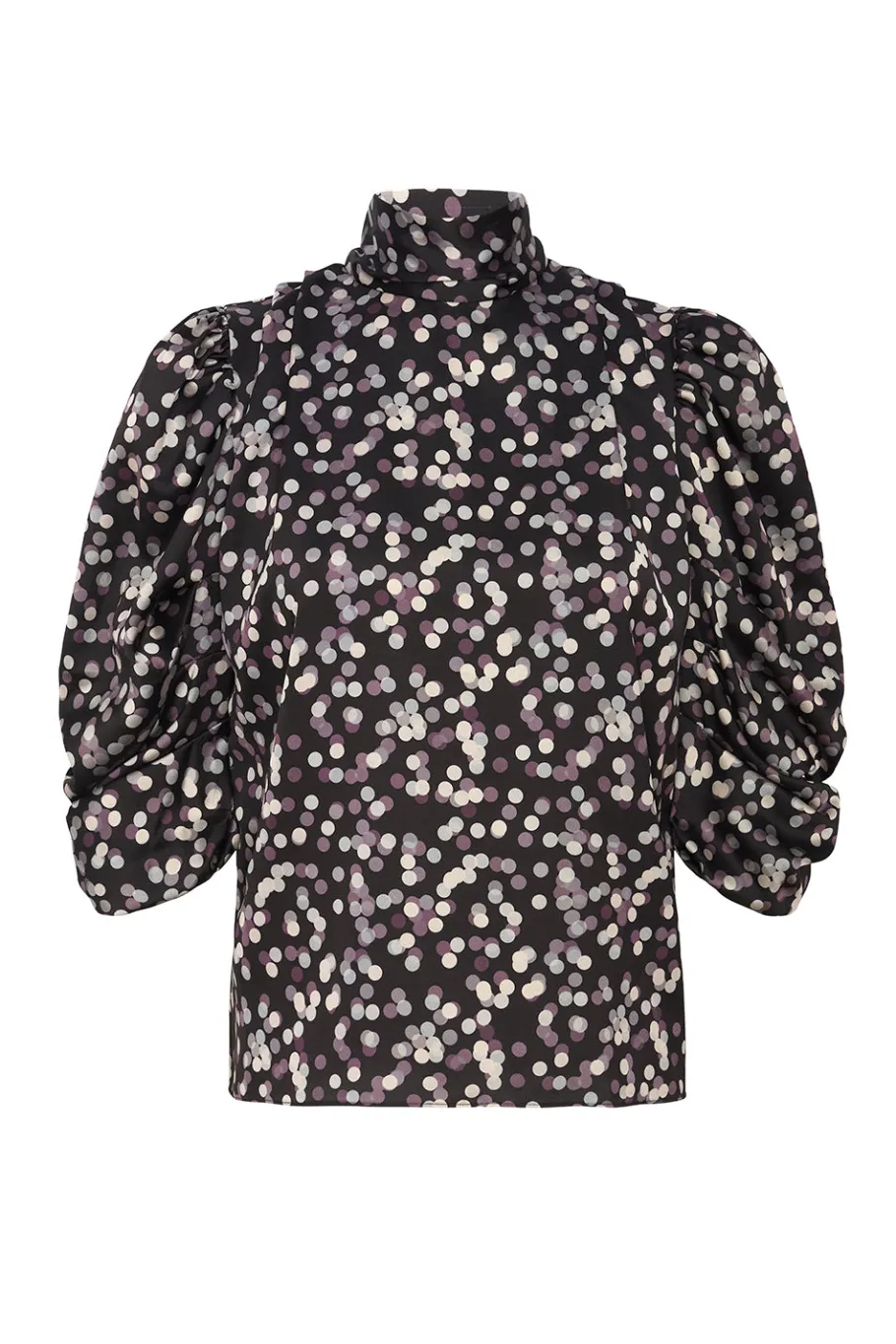 MISA Los Angeles Tops>LUELLA TOP Polkadotsatinsmall