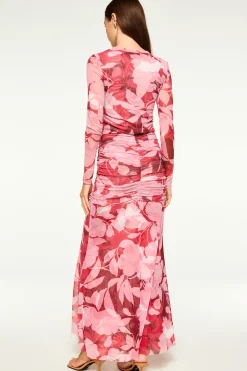 MISA Los Angeles Matching Sets|Jersey & Mesh>LULA TOP Florarosadamesh