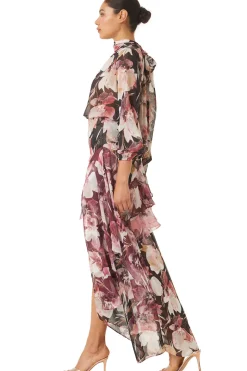 MISA Los Angeles Wedding Guest|Tops>LULU TOP Floratropicalblack
