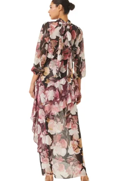 MISA Los Angeles Wedding Guest|Tops>LULU TOP Floratropicalblack