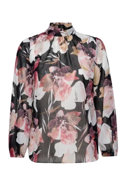 MISA Los Angeles Wedding Guest|Tops>LULU TOP Floratropicalblack