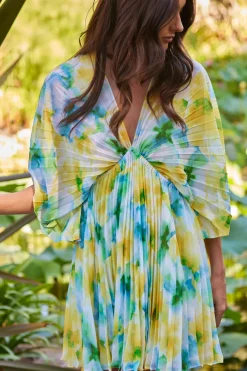 MISA Los Angeles Wedding Guest|Engagement Party>LUNA DRESS Citronwatercolor