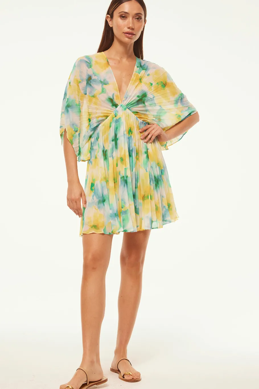 MISA Los Angeles Wedding Guest|Engagement Party>LUNA DRESS Citronwatercolor