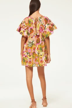 MISA Los Angeles Mini|Dresses>MABEL DRESS Floralcorsicamulti