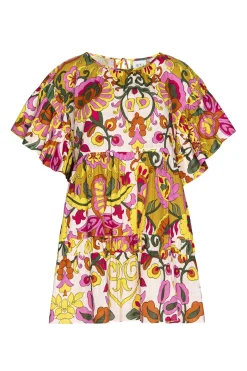 MISA Los Angeles Mini|Dresses>MABEL DRESS Floralcorsicamulti