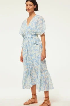 MISA Los Angeles Midi|Dresses>MALIA DRESS Patmossky