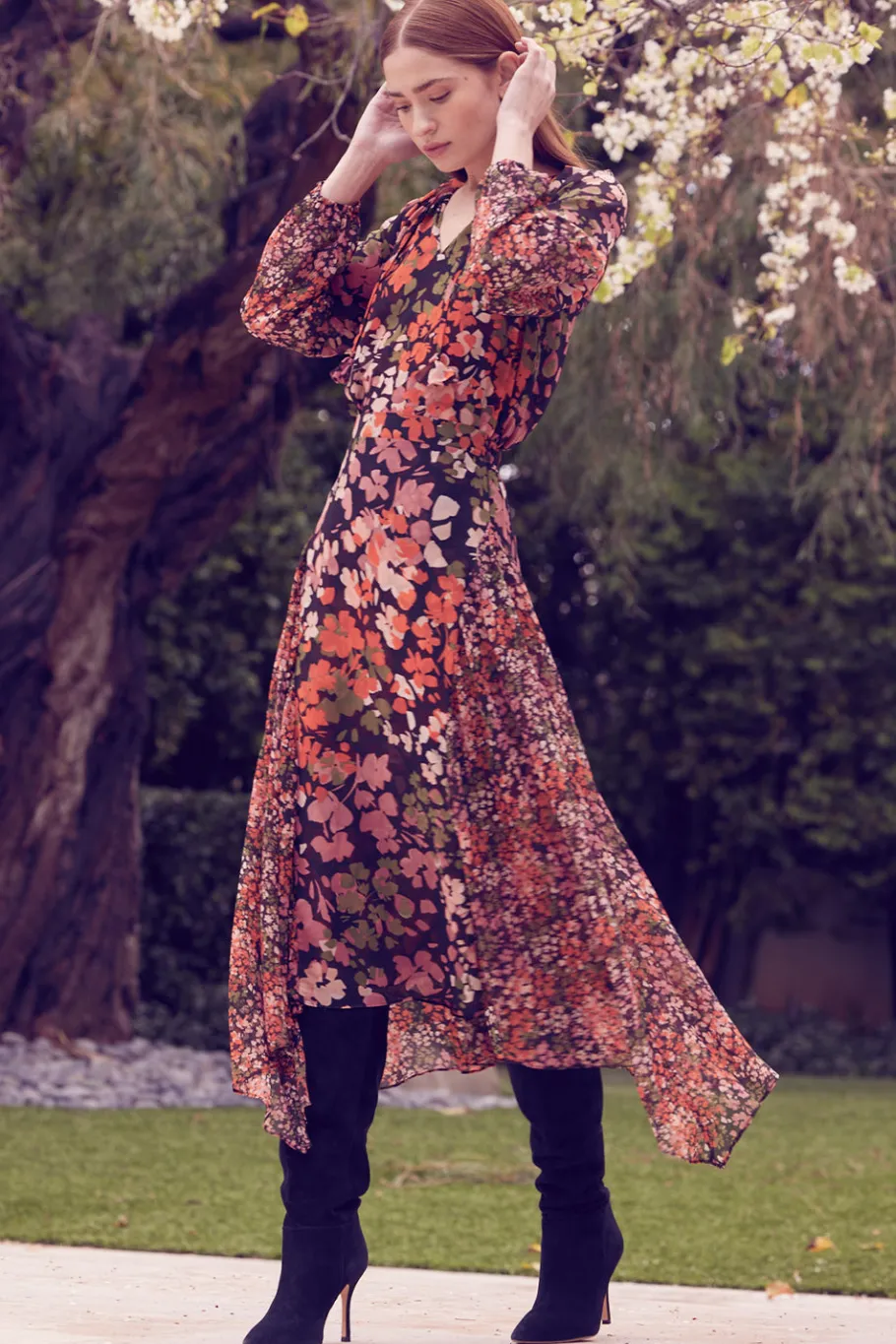 MISA Los Angeles Matching Sets|Skirts & Shorts>MARAL SKIRT Autumnfloramix