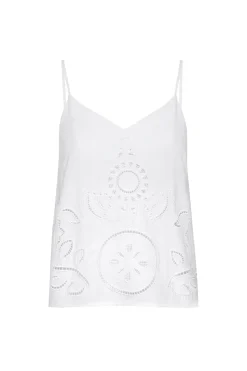 MISA Los Angeles Honeymoon|Classic White>MARCELA TOP Whiteeyelet