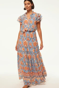MISA Los Angeles Matching Sets|Tops>MARIA TOP Cagedfloral