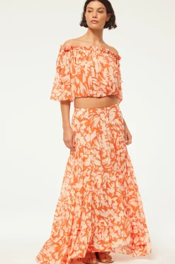 MISA Los Angeles Matching Sets|Skirts & Shorts>MARIE SKIRT Patmostangerine