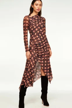 MISA Los Angeles Wedding Guest|Jersey & Mesh>MARINA DRESS Angelglow