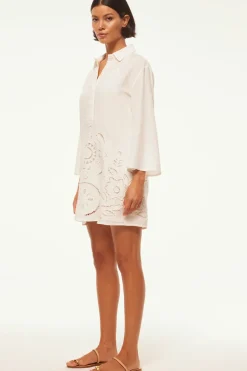 MISA Los Angeles Honeymoon|Classic White>MATIAS DRESS Whiteeyelet