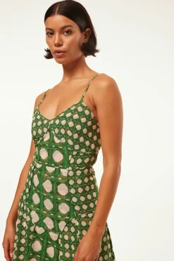 MISA Los Angeles Dresses>MILA DRESS Rattantilemix
