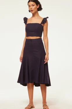 MISA Los Angeles Matching Sets|Tops>MIYA TOP Navylinen