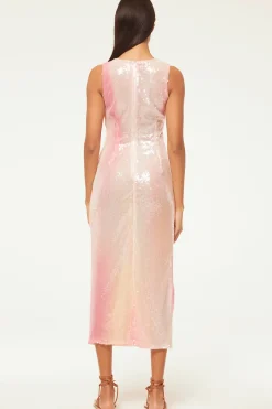 MISA Los Angeles Wedding Guest|Misa Classics>NAKIA DRESS Sequinombre