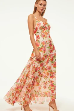 MISA Los Angeles Wedding Guest|Misa Classics>NEGINE DRESS Palmareibloomsmix
