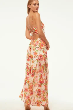 MISA Los Angeles Wedding Guest|Misa Classics>NEGINE DRESS Palmareibloomsmix