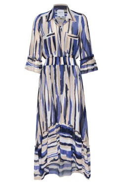MISA Los Angeles Misa Classics|Midi>OFELIA DRESS Stripedinstinct
