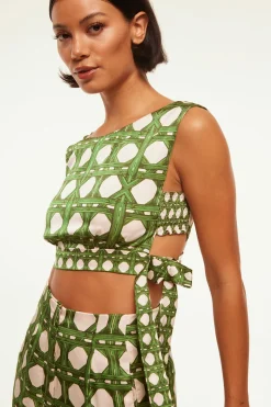 MISA Los Angeles Honeymoon|Matching Sets>OLENA TOP Rattantilemix