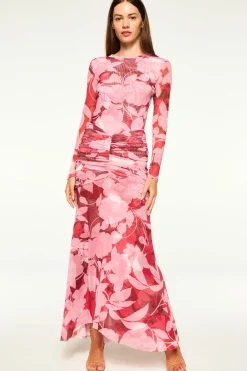 MISA Los Angeles Matching Sets|Jersey & Mesh>OLLIE SKIRT Florarosadamesh