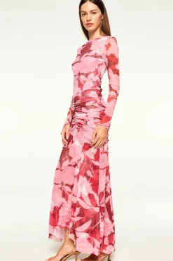 MISA Los Angeles Matching Sets|Jersey & Mesh>OLLIE SKIRT Florarosadamesh
