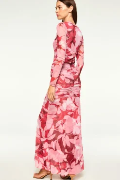 MISA Los Angeles Matching Sets|Jersey & Mesh>OLLIE SKIRT Florarosadamesh
