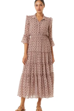 MISA Los Angeles Misa Classics|Maxi>PAMELINA DRESS Warmwintertile