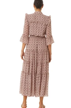 MISA Los Angeles Misa Classics|Maxi>PAMELINA DRESS Warmwintertile