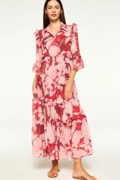 MISA Los Angeles Wedding Guest|Misa Classics>PAMELINA DRESS Florarosada