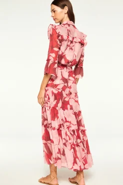 MISA Los Angeles Wedding Guest|Misa Classics>PAMELINA DRESS Florarosada