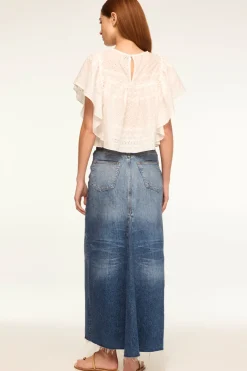 MISA Los Angeles Classic White|Tops>PENELOPE TOP Whiteeyelet