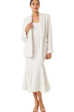 MISA Los Angeles Classic White|Matching Sets>PENNY BLAZER Winterwhite