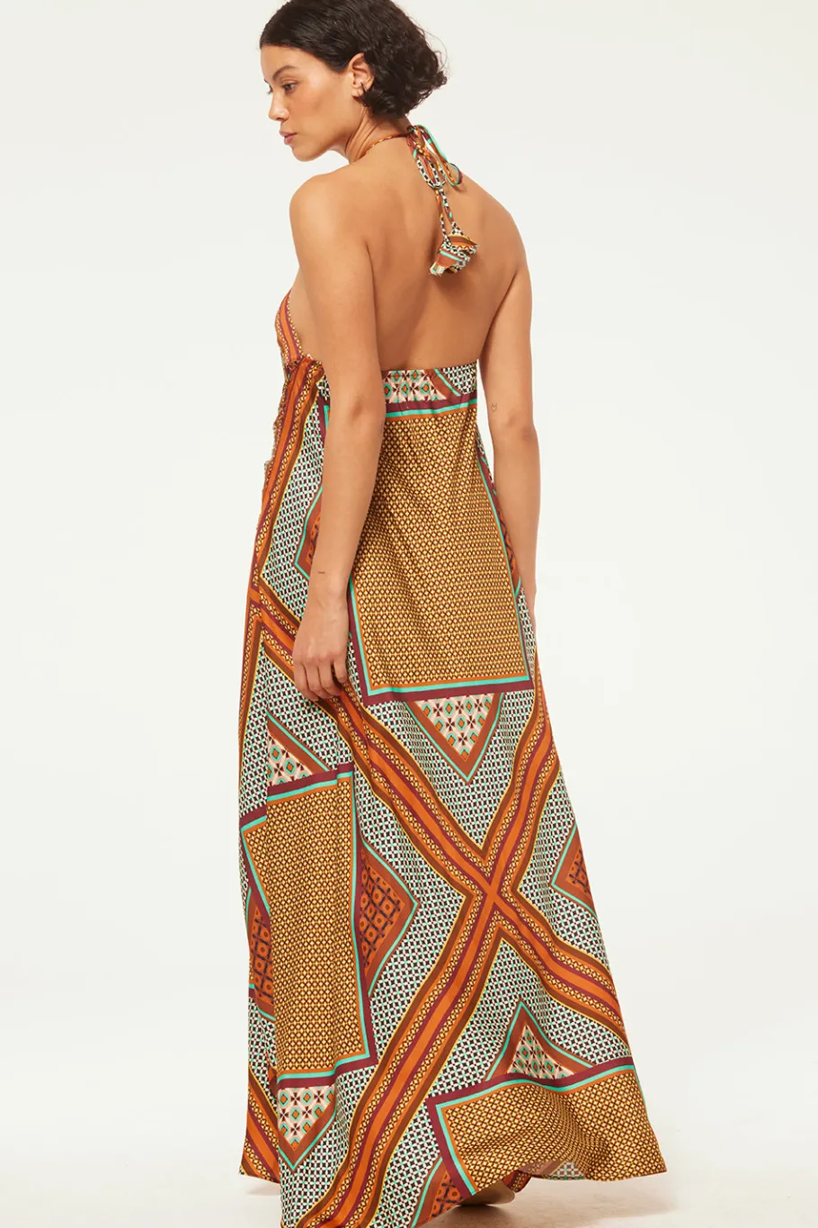 MISA Los Angeles Wedding Guest|Maxi>RABAN DRESS Positanoscarf