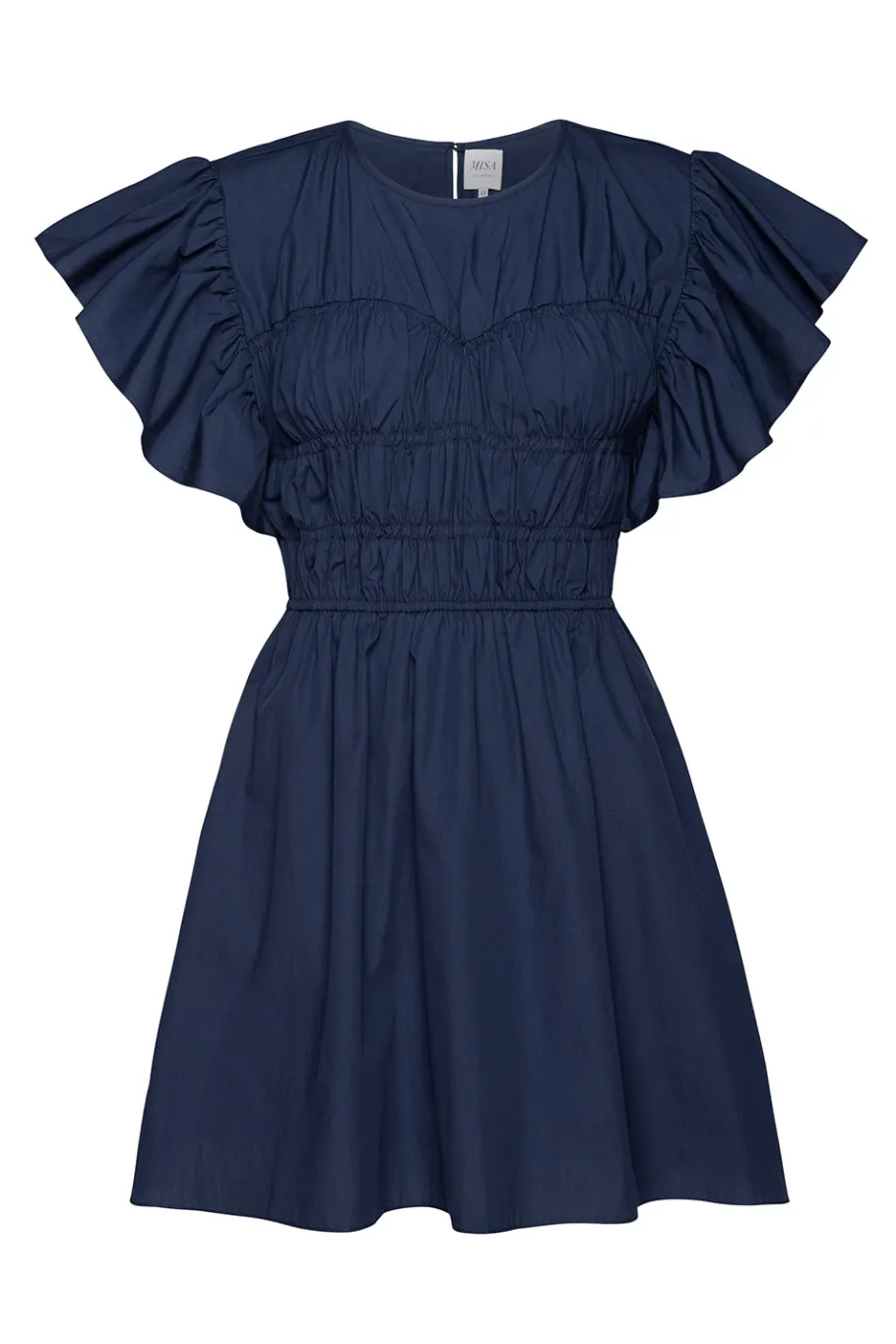 MISA Los Angeles Mini|Dresses>RADHA DRESS Midnightbluepoplin