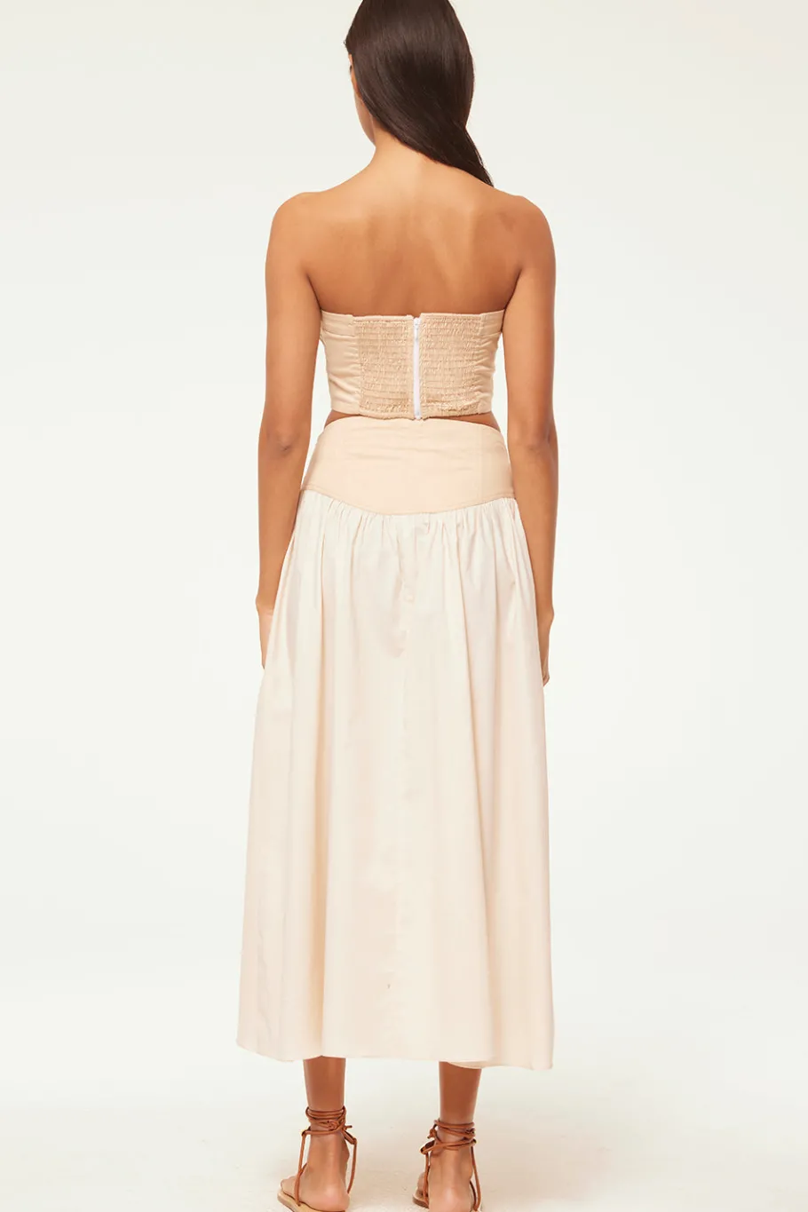MISA Los Angeles Matching Sets|Skirts & Shorts>RAMESH SKIRT Ivorylinenmix