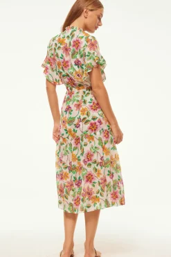 MISA Los Angeles Engagement Party|Midi>RANJANA DRESS Floraexoticachiffon